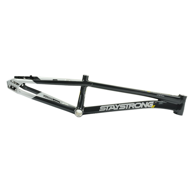 Stay Strong For Life V5.1 Disc Alloy BMX Race Frame-Charcoal/Silver - 1