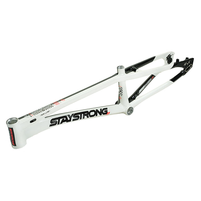 Stay Strong For Life V5.1 Disc Alloy BMX Race Frame-Black/White - 5