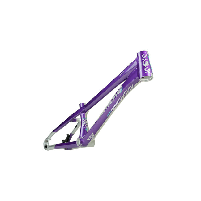 Stay Strong For Life V5.1 Disc Alloy BMX Race Frame-Purple/Silver - 4