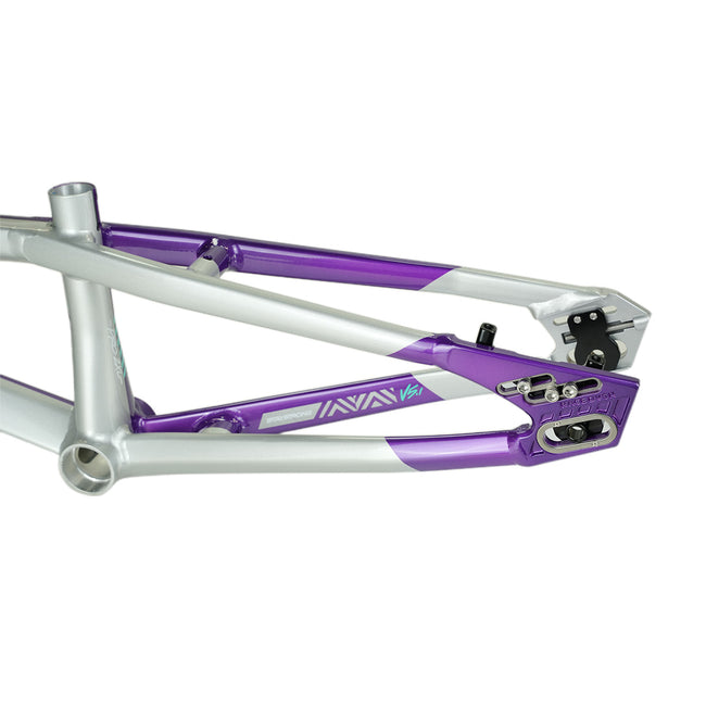 Stay Strong For Life V5.1 Disc Alloy BMX Race Frame-Purple/Silver - 8