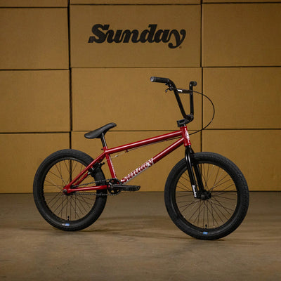 Sunday Blueprint 21"TT BMX Freestyle Bike-Matte Maroon