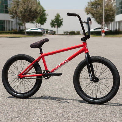 Sunday Forecaster 20.75"TT BMX Bike-Brett Silva Signature-Matte Fire Engine Red