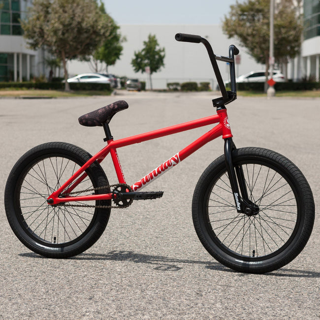 Sunday Forecaster 20.75&quot;TT BMX Bike-Brett Silva Signature-Matte Fire Engine Red - 1