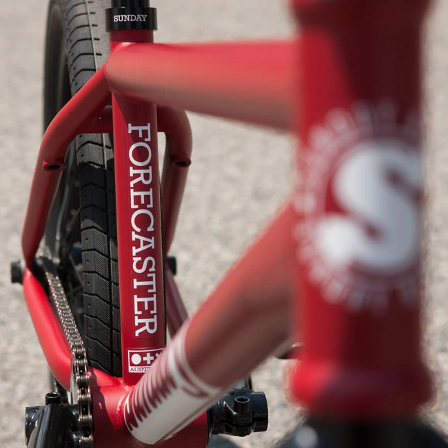 Sunday Forecaster 20.75"TT BMX Freestyle Bike-Matte Maroon - 10