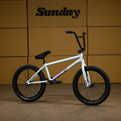 Sunday Forecaster LHD 21"TT BMX Bike-Broc Raiford Signature-Gloss Sky Blue