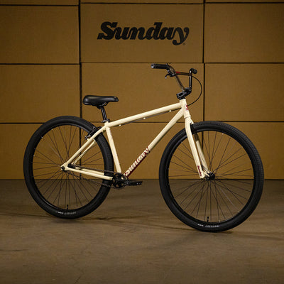 Sunday High-C 29" BMX Freestyle Bike 23.5"TT-Gloss Classic White