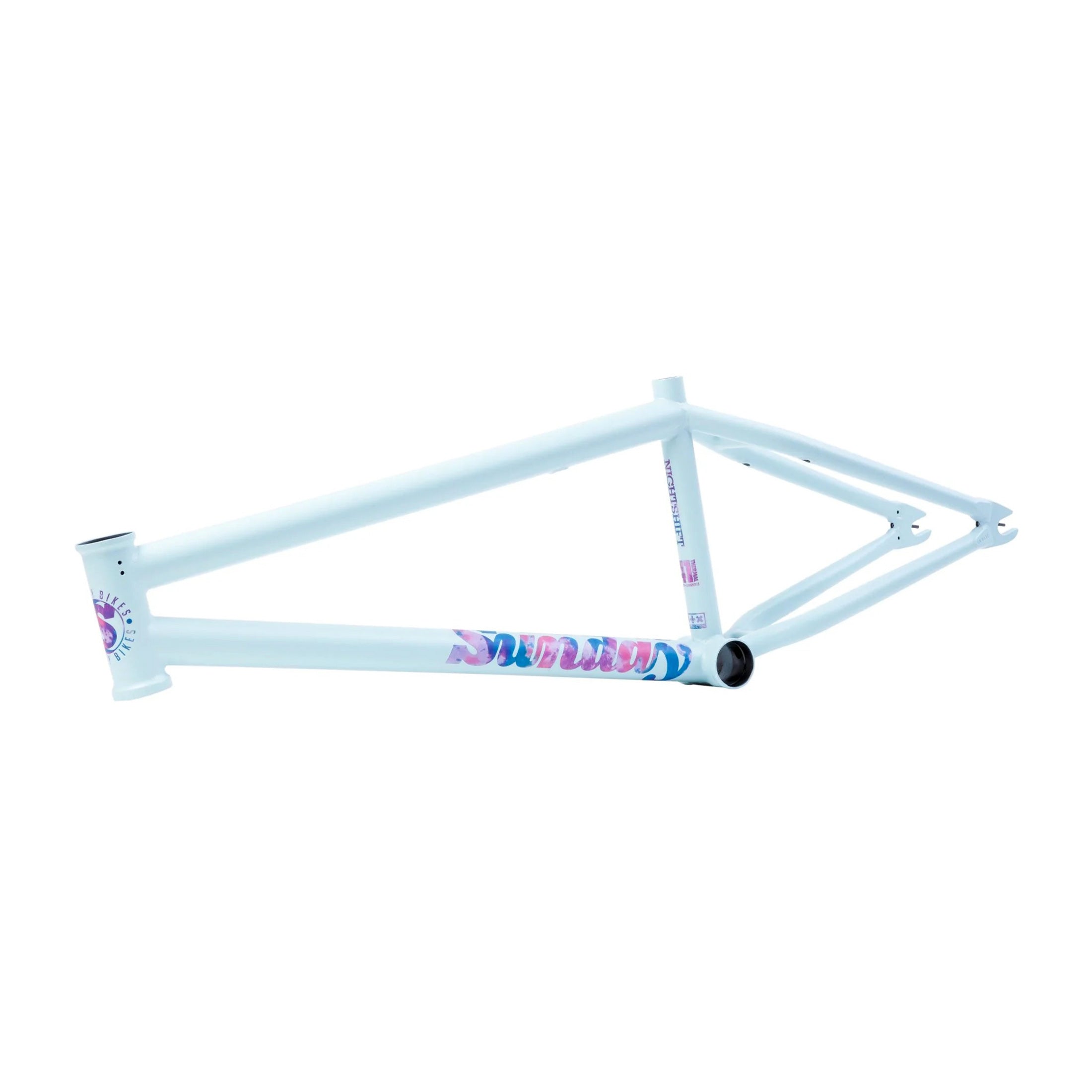 Sunday Nightshift BMX Freestyle Frame-Matte Sky Blue-Tie Dye – J&R