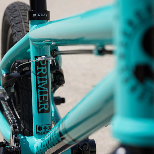 Sunday Primer 16&quot; BMX Freestyle Bike-Gloss Turquoise - 5