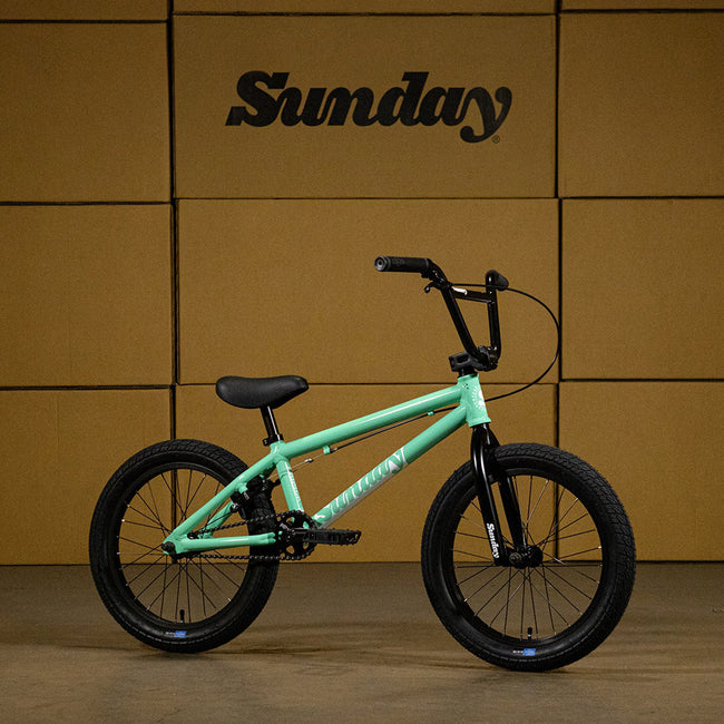 Sunday Primer 18" Alloy BMX Freestyle Bike-Gloss Toothpaste - 1