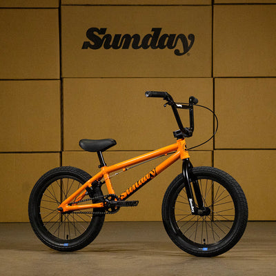 Sunday Primer 18" Alloy BMX Freestyle Bike-Gloss Orange Soda