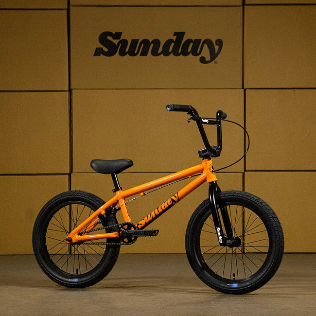 Sunday Primer 18" Alloy BMX Freestyle Bike-Gloss Orange Soda - 1