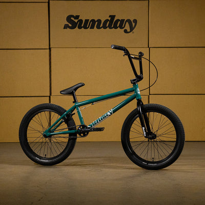 Sunday Primer 20.75"TT BMX Freestyle Bike-Gloss Pine Green