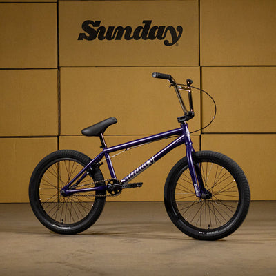 Sunday Scout 20.75"TT BMX Freestyle Bike-Matte Midnight Purple