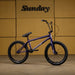 Sunday Scout 20.75"TT BMX Freestyle Bike-Matte Midnight Purple - 1
