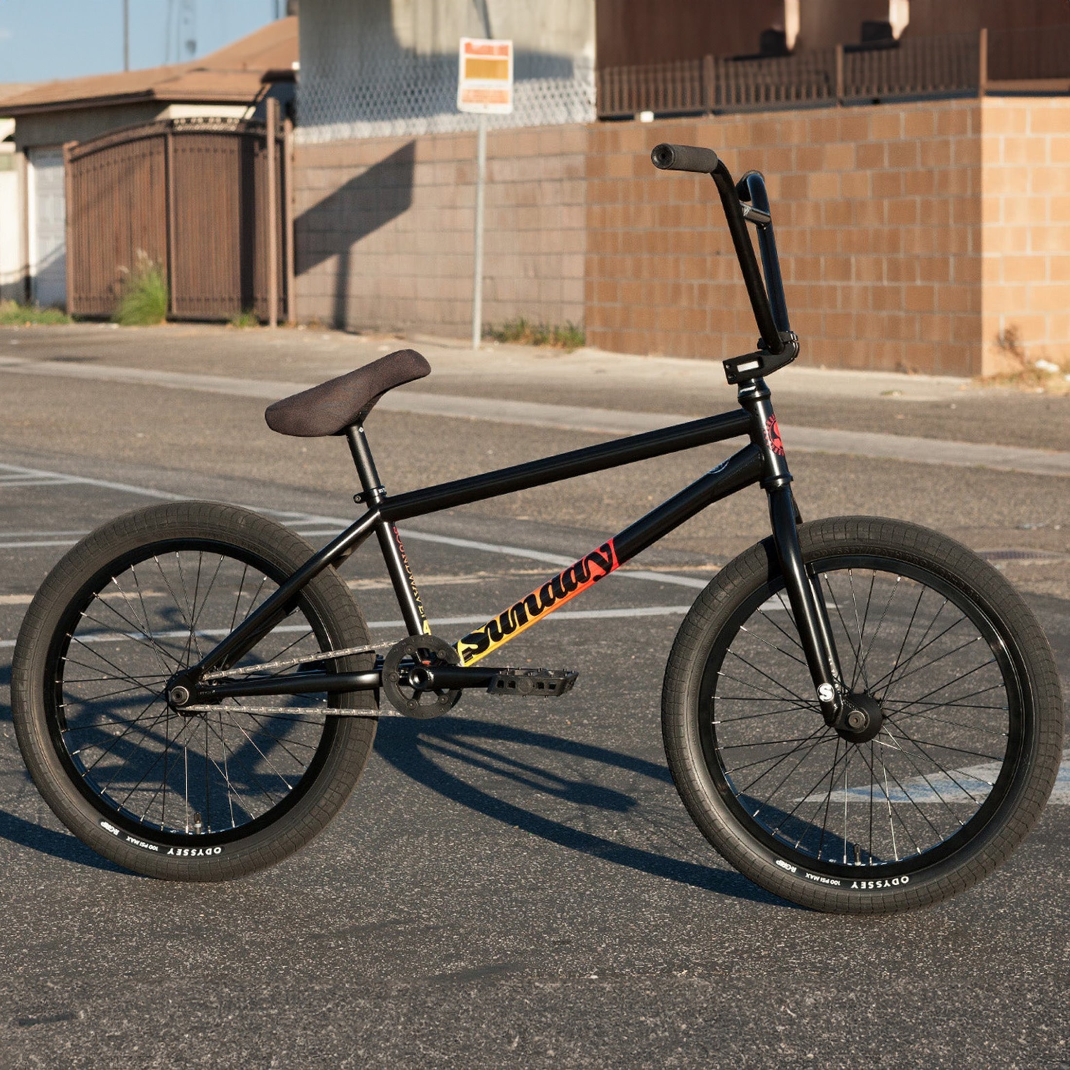 Sunday Soundwave Special LHD 21 inch TT BMX Bike-Rustproof Black