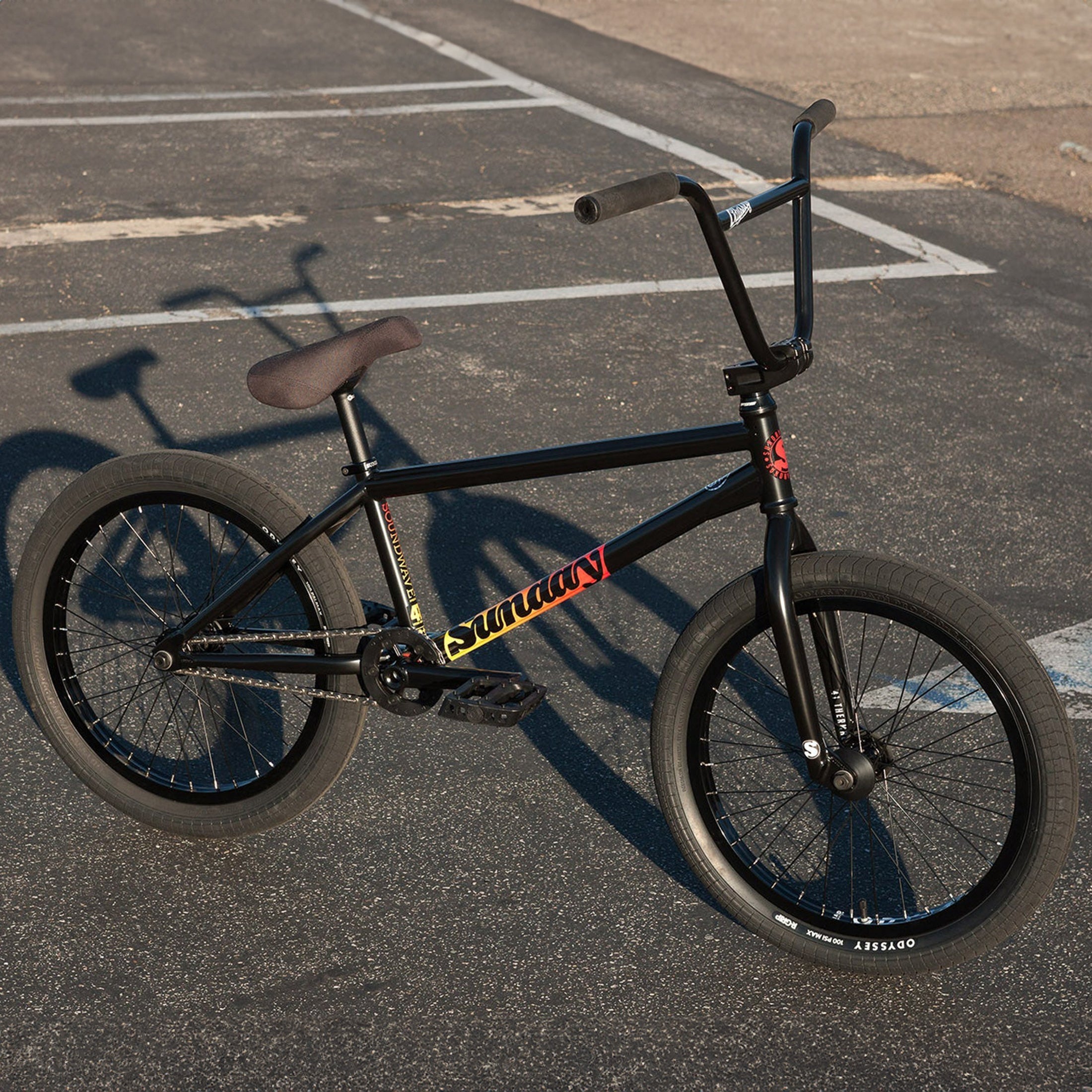 Sunday Soundwave Special LHD 21 inch TT BMX Bike-Rustproof Black
