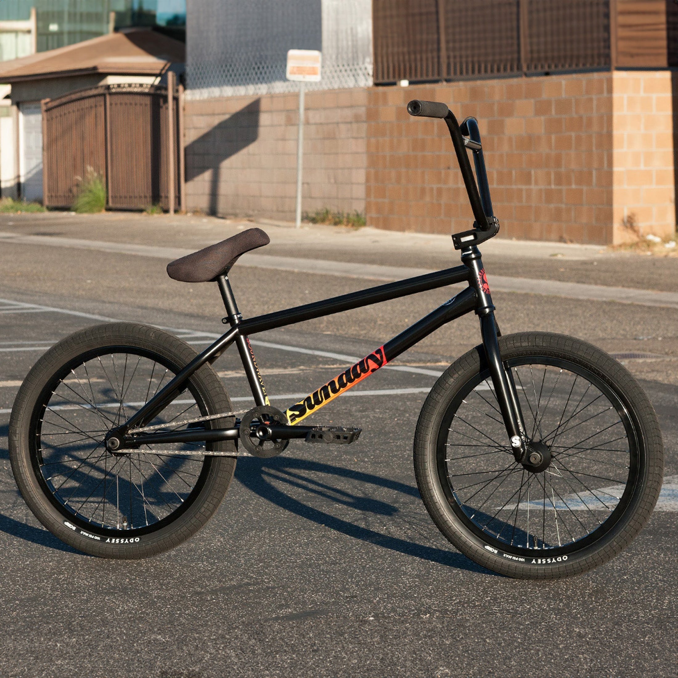 Rustproof Bikes Sunday Soundwave Special RHD 21inTT BMX Freestyle Bike-Rustproof Black ...