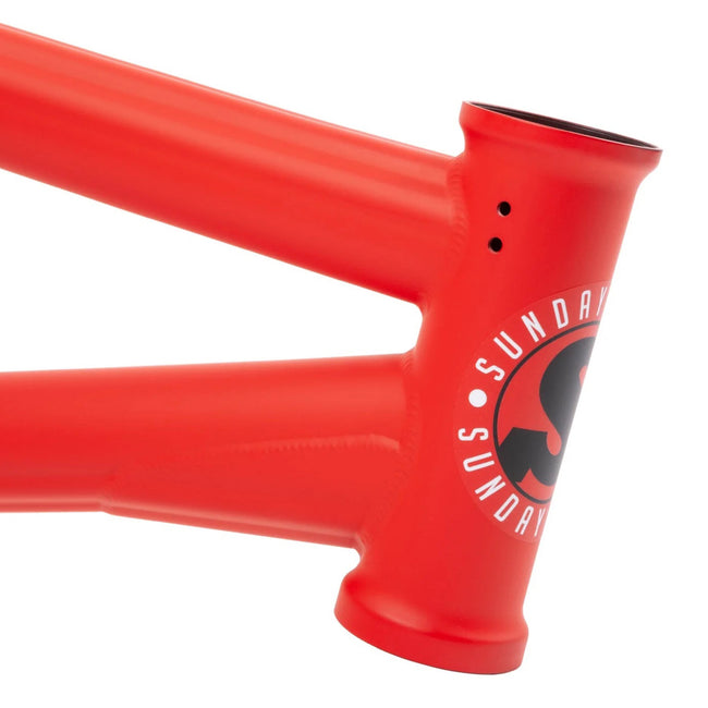 Sunday Soundwave V3 BMX Freestyle Frame-Matte Fire Engine Red – J&R ...