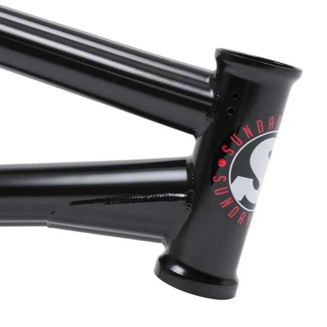 Sunday SoundwaveV3 BMX Freestyle Frame-Rustproof Black-White-Red – J&R ...
