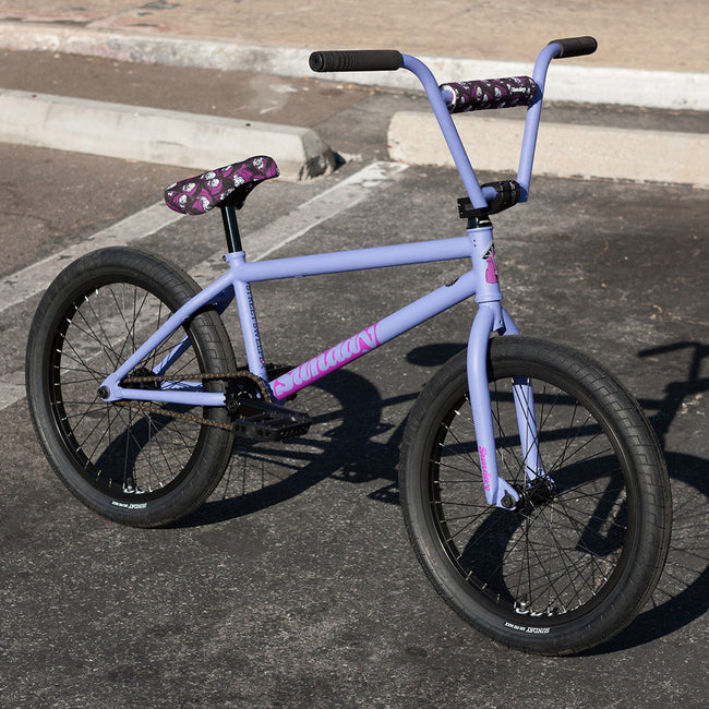 Sunday Street Sweeper RHD 20.75&quot;TT BMX Freestyle Bike-Jake Seely Signature-Matte Blue Lavender - 2