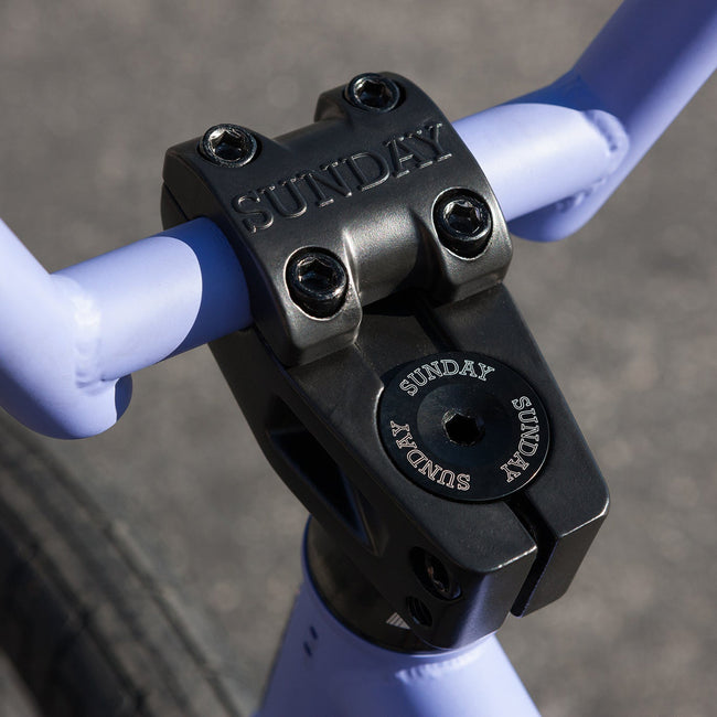 Sunday Street Sweeper RHD 20.75&quot;TT BMX Freestyle Bike-Jake Seely Signature-Matte Blue Lavender - 5