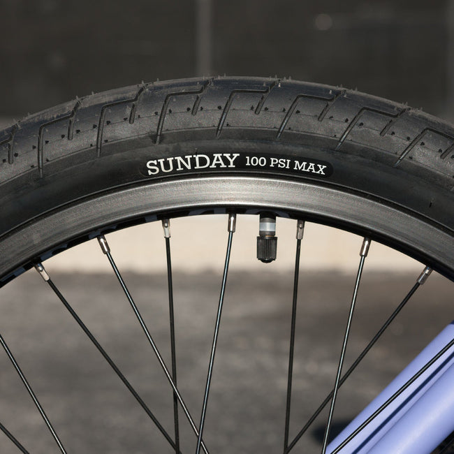 Sunday Street Sweeper RHD 20.75&quot;TT BMX Freestyle Bike-Jake Seely Signature-Matte Blue Lavender - 11