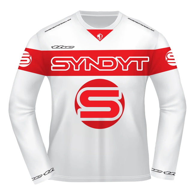 Syndyt BMX Race Jersey-White/Red - 1