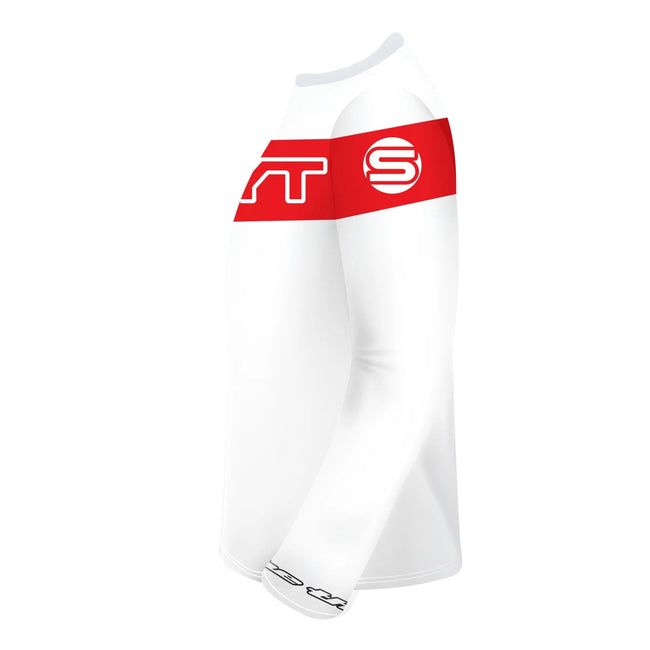 Syndyt BMX Race Jersey-White/Red - 3