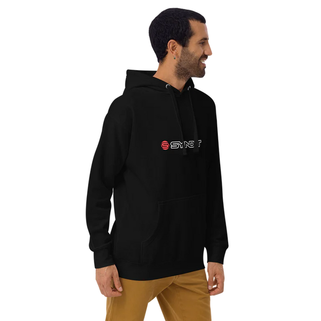 Syndyt Logo Unisex Hoodie-Black - 4