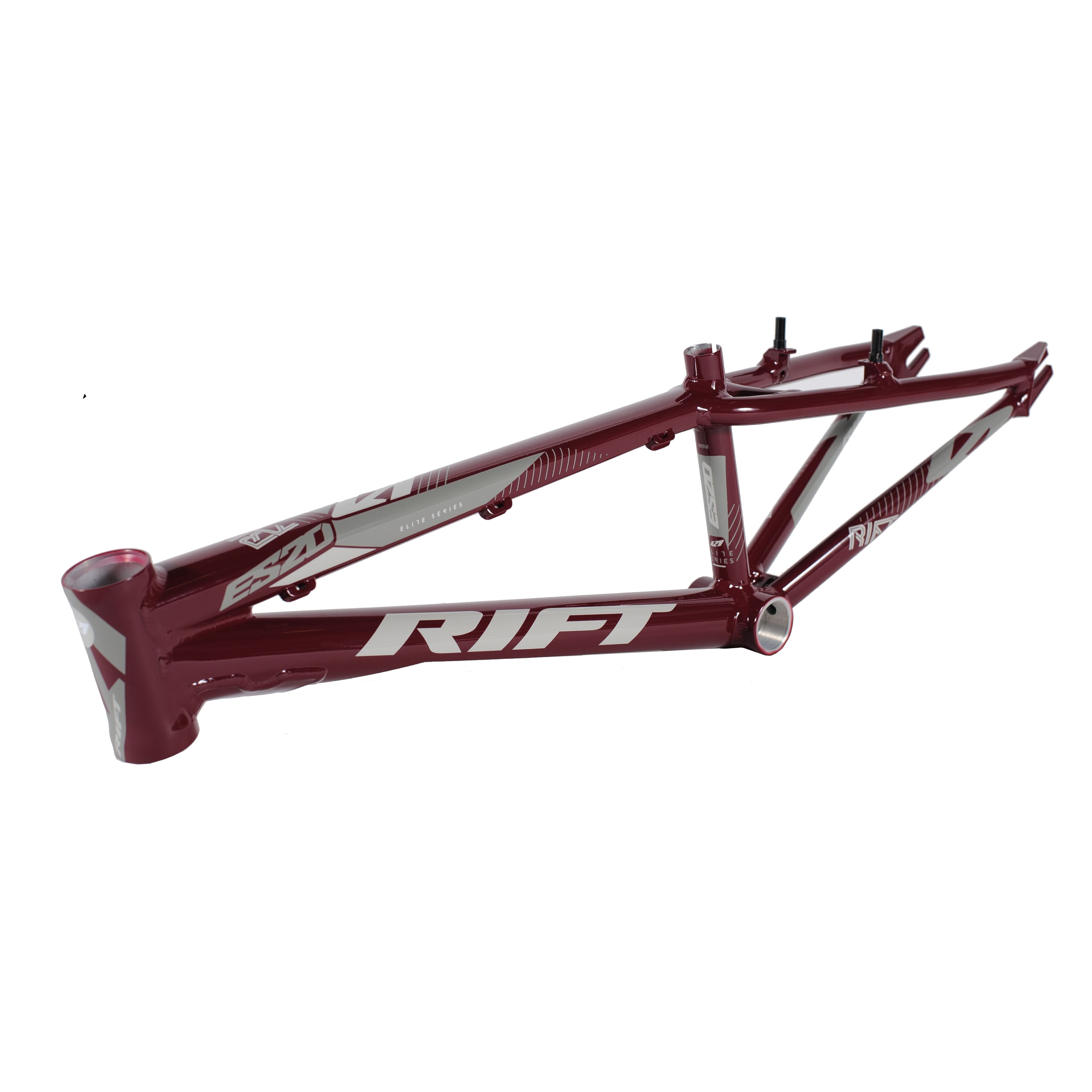Tangent Rift Disc ES20D BMX Race Frame-GlossMaroonGrey-White – J&R
