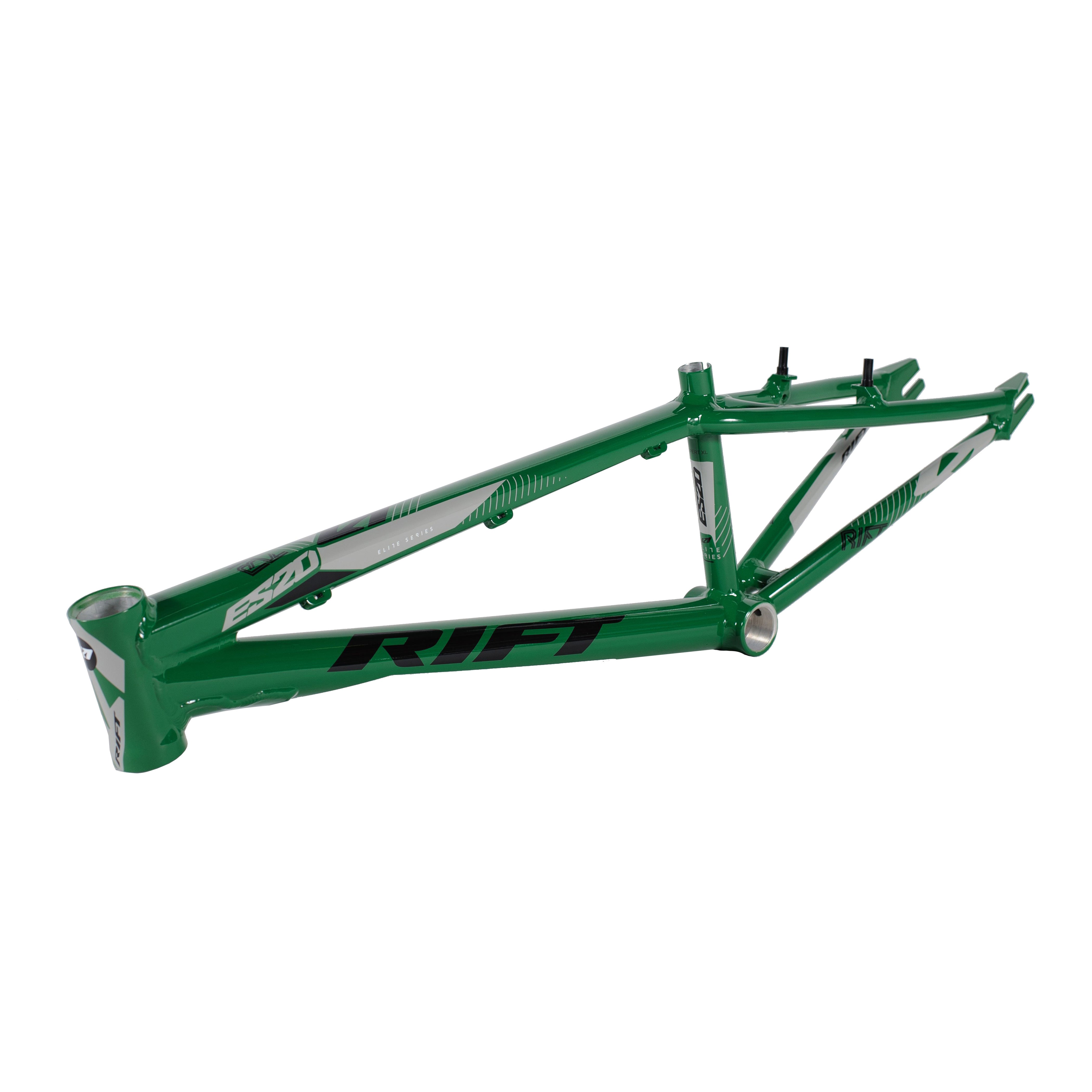 Tangent Rift Disc ES24D BMX Race Frame-GlossGreenGrey-Black – J&R