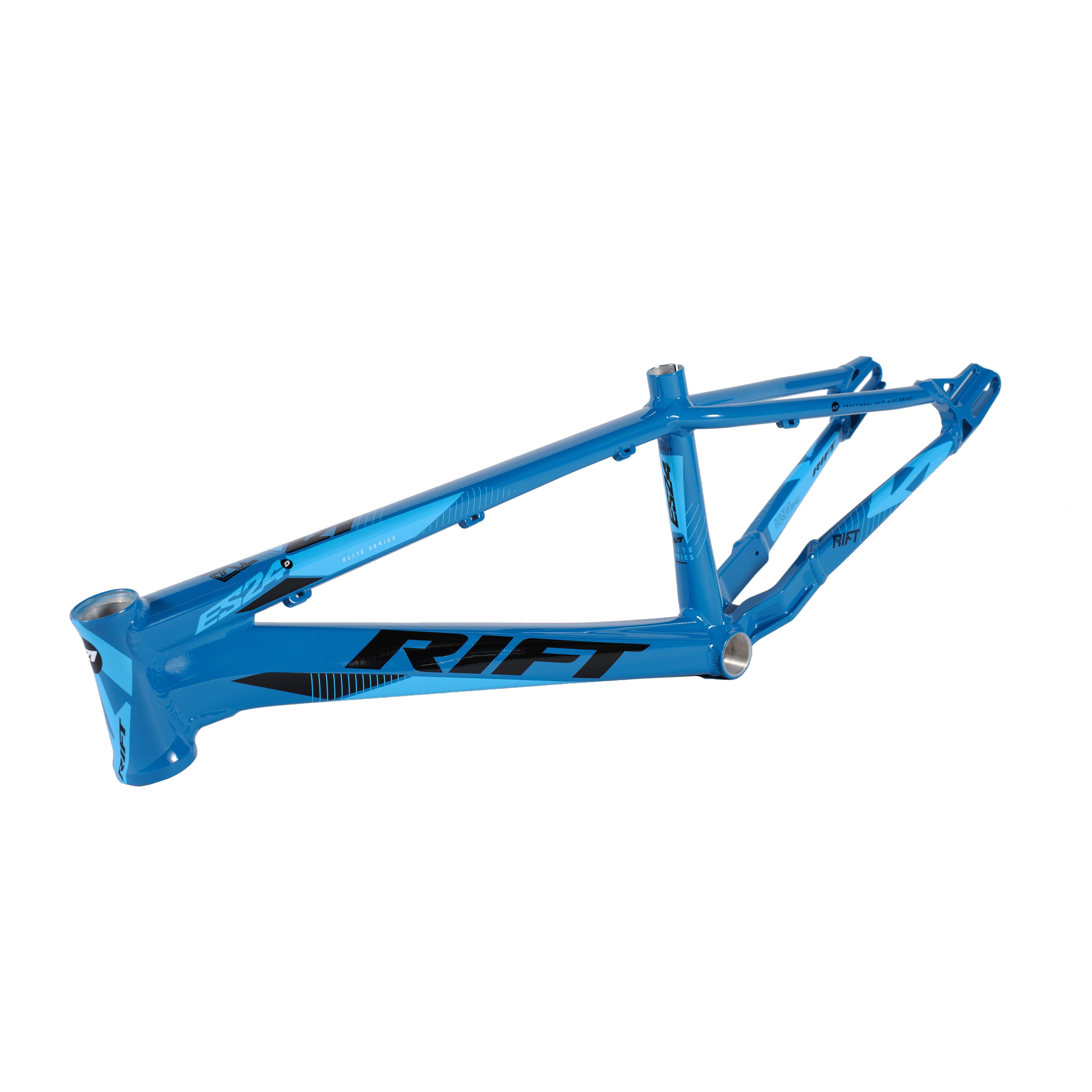 Tangent Rift ES20 BMX Race Frame-Gloss Blue-Black-Grey Decals