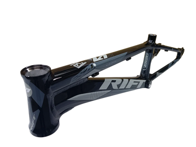 Tangent Rift Disc ESD20 BMX Race Frame-Gloss Black/Grey-Grey Decals
