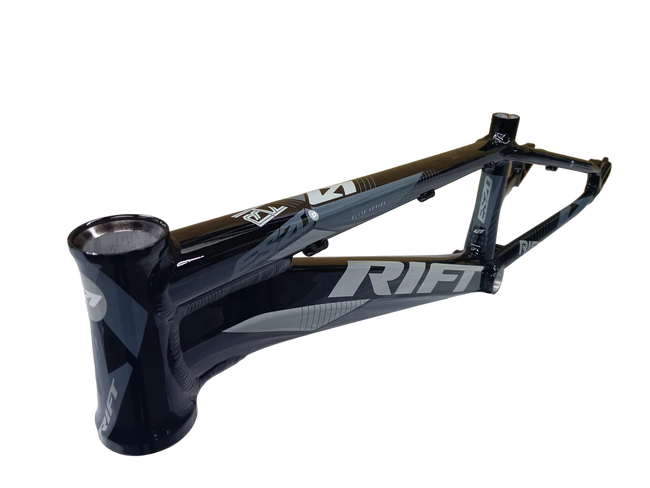Tangent Rift Disc ESD20 BMX Race Frame-Gloss Black/Grey-Grey Decals - 1