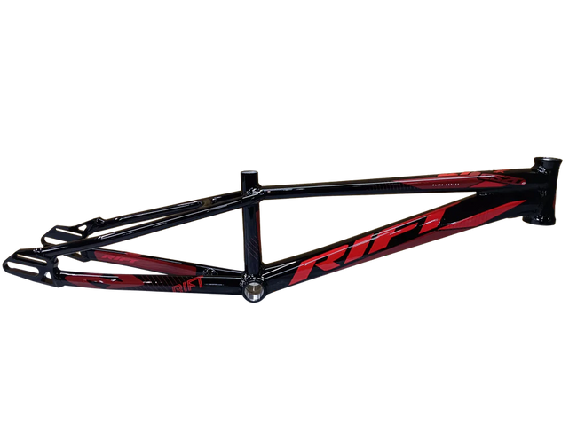 Tangent Rift Disc ESD20 BMX Race Frame-Gloss Black/Red-Red Decals - 2