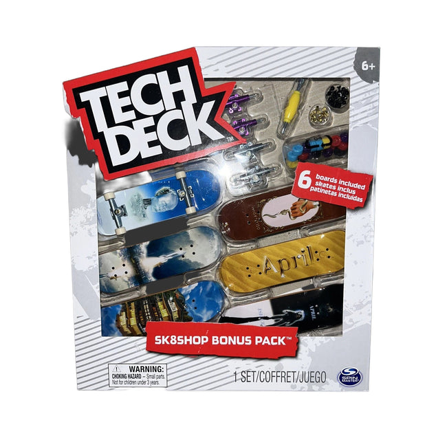 Tech Deck Sk8shop Bonus Pack-6 Pack-April - 1