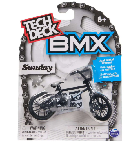 Tech Deck BMX Finger Bike-Sunday-Black – J&R Bicycles, Inc. Tech Deck BMX Finger Bike-Sunday-Black – J&R Bicycles, Inc.