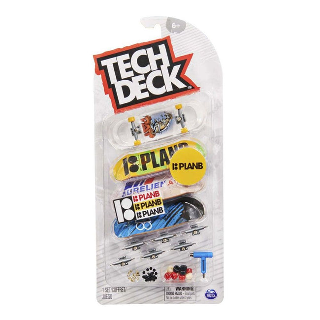 Tech Deck Ultra DLX Fingerboard 4-Pack-I: PLANB - 1