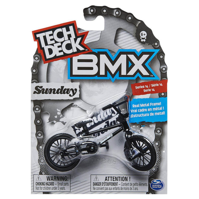 Tech Deck BMX Finger Bike Series 14-Sunday-Black - 1