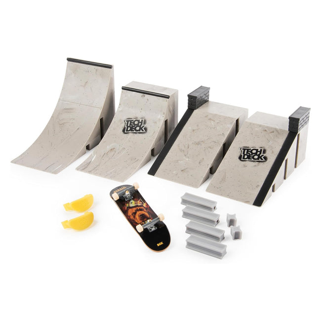 Tech Deck Starter Kit Ramp Set and Fingerboard-Signature Pro Board - 3