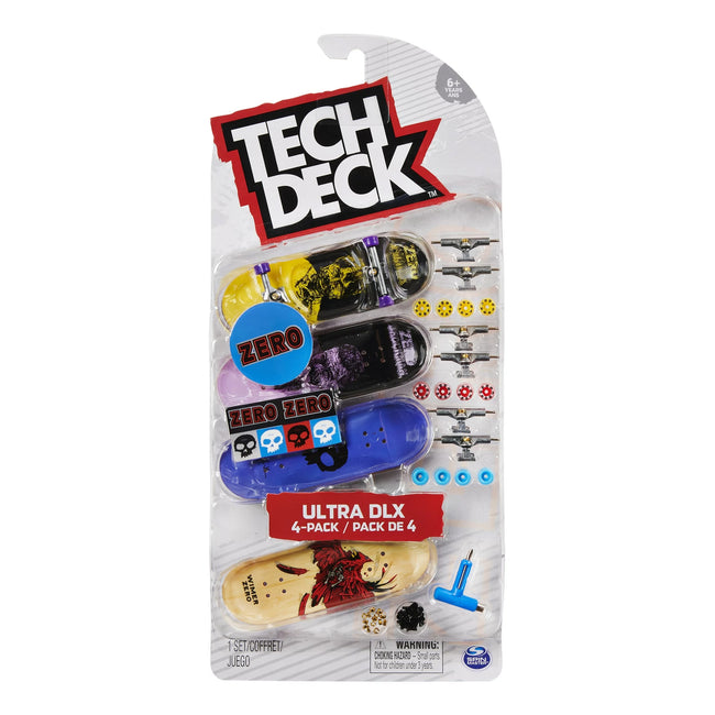 Tech Deck Ultra DLX Fingerboard 4 Pack-Zero - 1