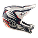 Troy Lee Designs D4 Polyacrylite MIPS BMX Race Helmet-Qualifier Blue/White - 1