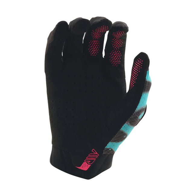 Troy Lee Designs Air BMX Race Gloves-Membrane Black/Glo Yellow - 2