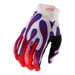 Troy Lee Designs Air BMX Race Gloves-Overspray White/Violet - 1