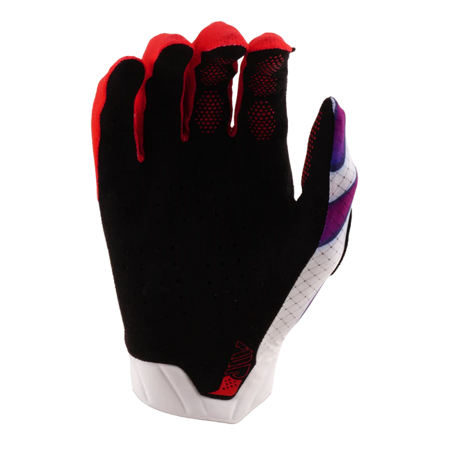 Troy Lee Designs Air BMX Race Gloves-Overspray White/Violet - 2