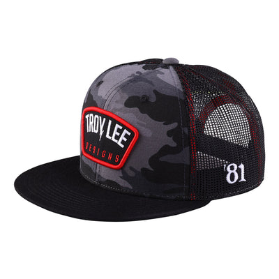 Troy Lee Designs Bolt Patch Trucker Snapback Hat-OSFM