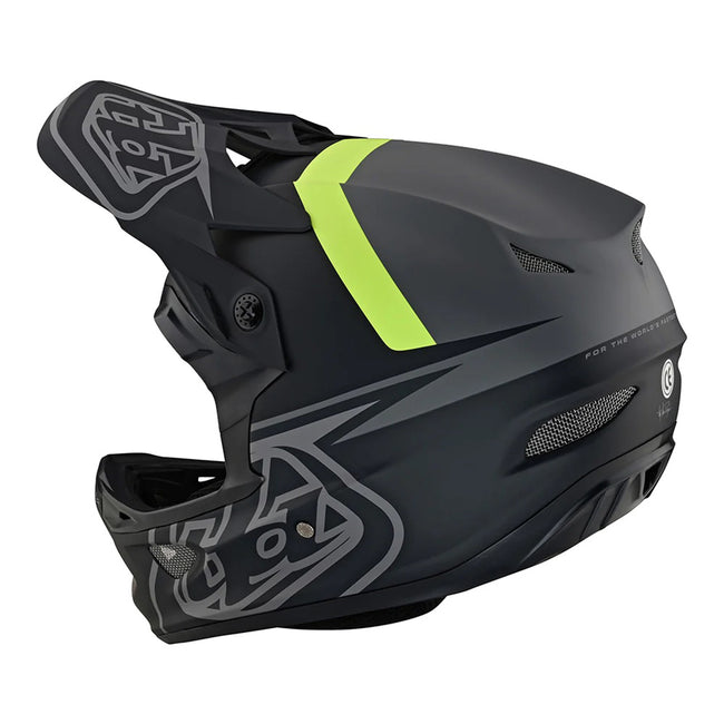 Troy Lee Designs D3 Fiberlite BMX Race Helmet-Slant Gray - 5
