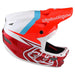 Troy Lee Designs D3 Fiberlite BMX Race Helmet-Slant Red - 2