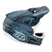 Troy Lee Designs D3 Fiberlite BMX Race Helmet-Spiderstripe Blue - 3