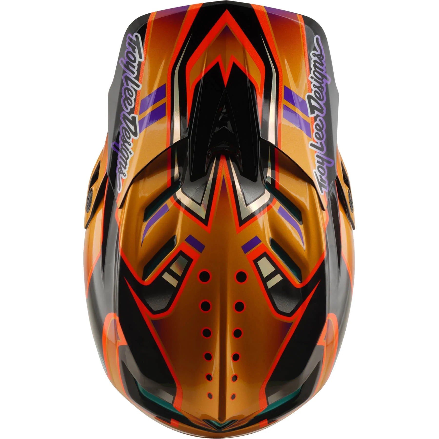 Troy Lee Designs D4 Carbon MIPS BMX Race Helmet-Crest Gold – J&R